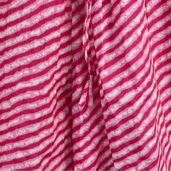 NEW- Extra Wide Leg Striped Print Relax Fit Harem Jogger Palazzo Pajama Pants - Picture 6 of 6